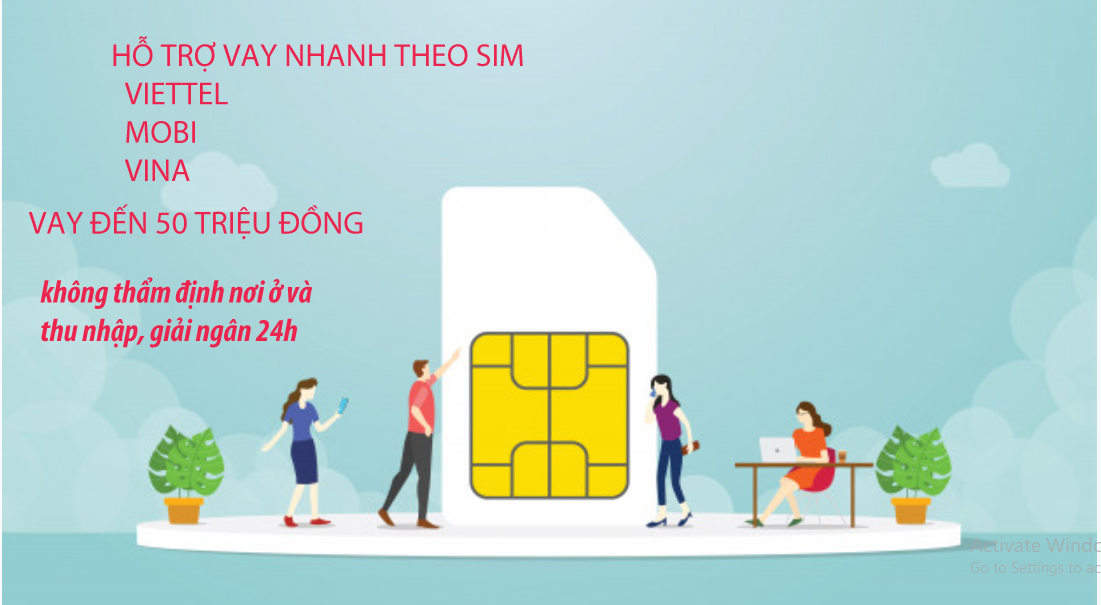 Vay tiền bằng sim Viettel